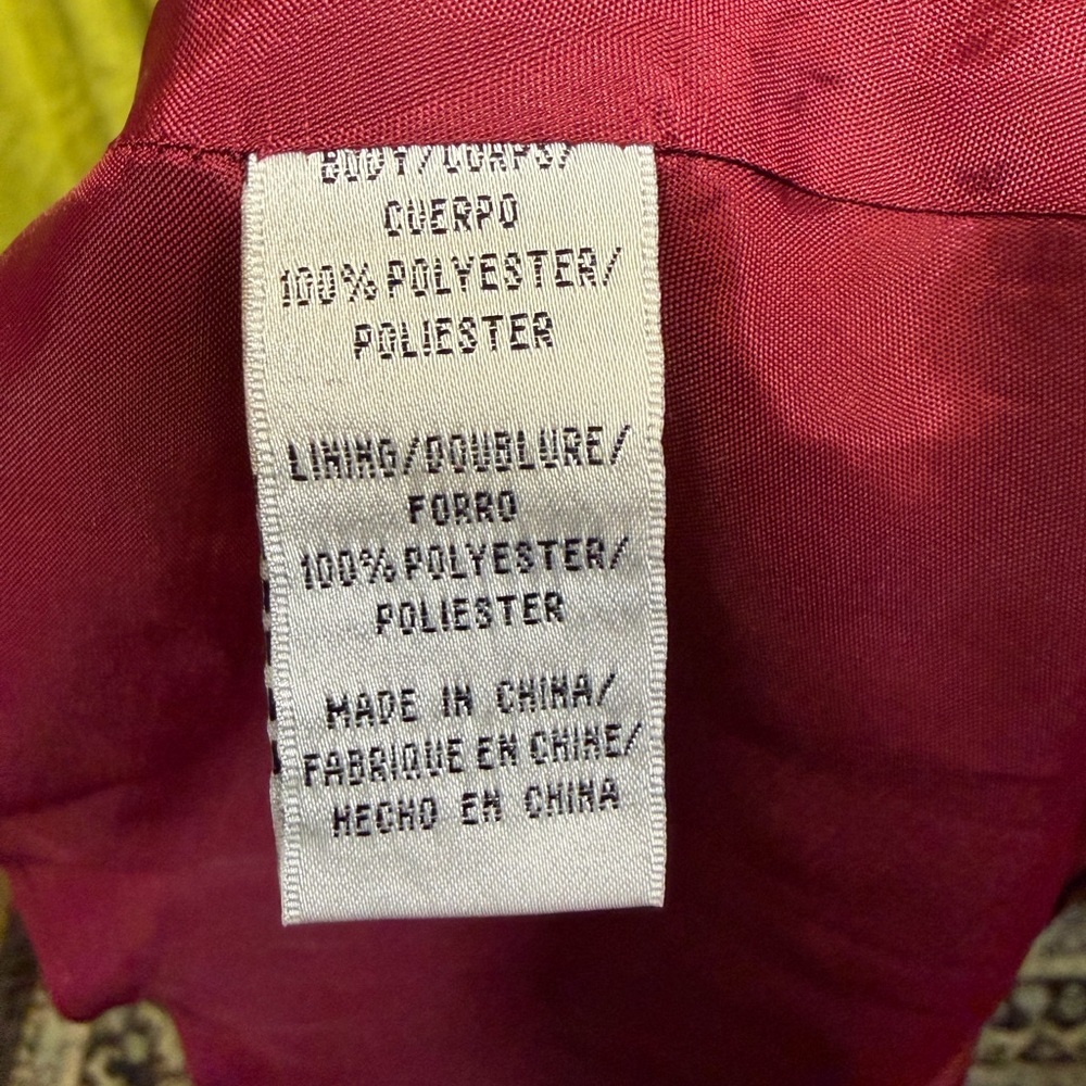 Jill Jill Stuart Lovely Duo Colorblock gown in hot Pink and Burgundy Size 4 $328 - Picture 10 of 10